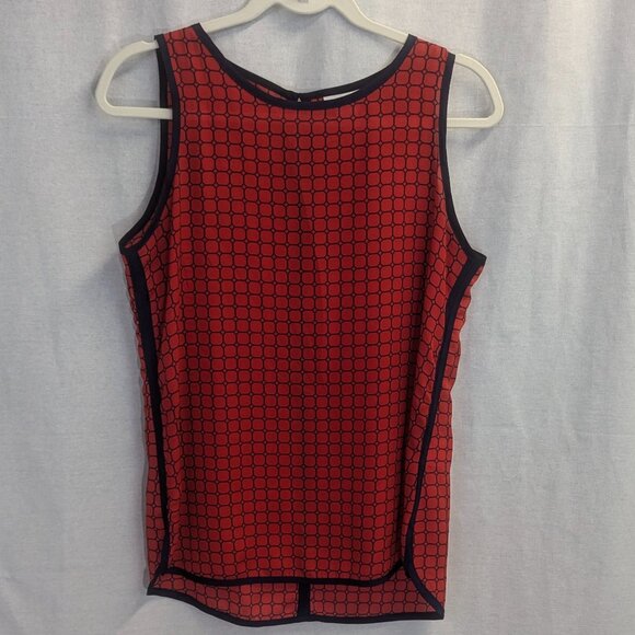 Liz Claiborne Size Small Tank in Red and Navy - Picture 1 of 11